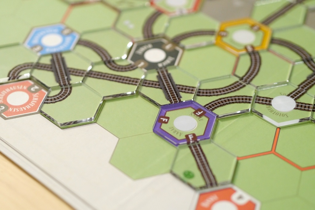 アクリル線路タイル(acrylic railroad tiles)