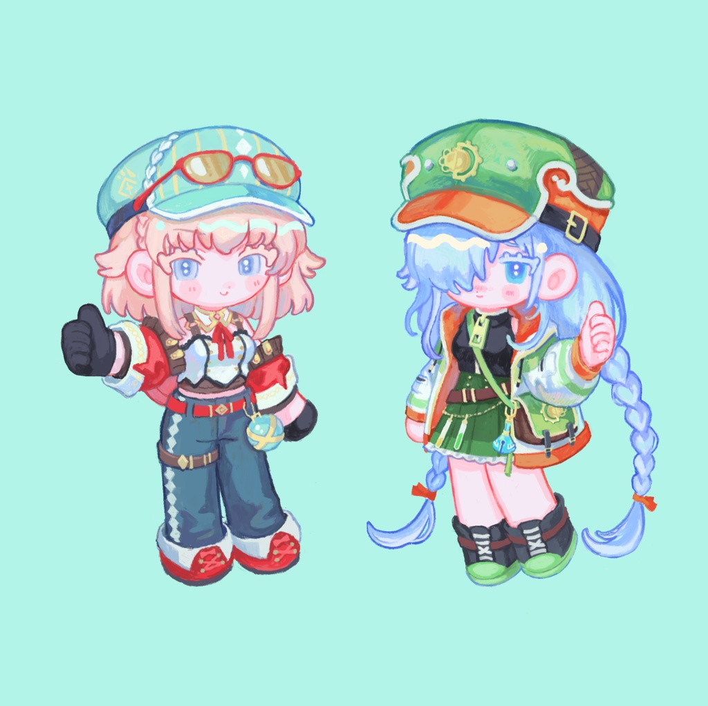 キィ&ノン　ステッカーセット