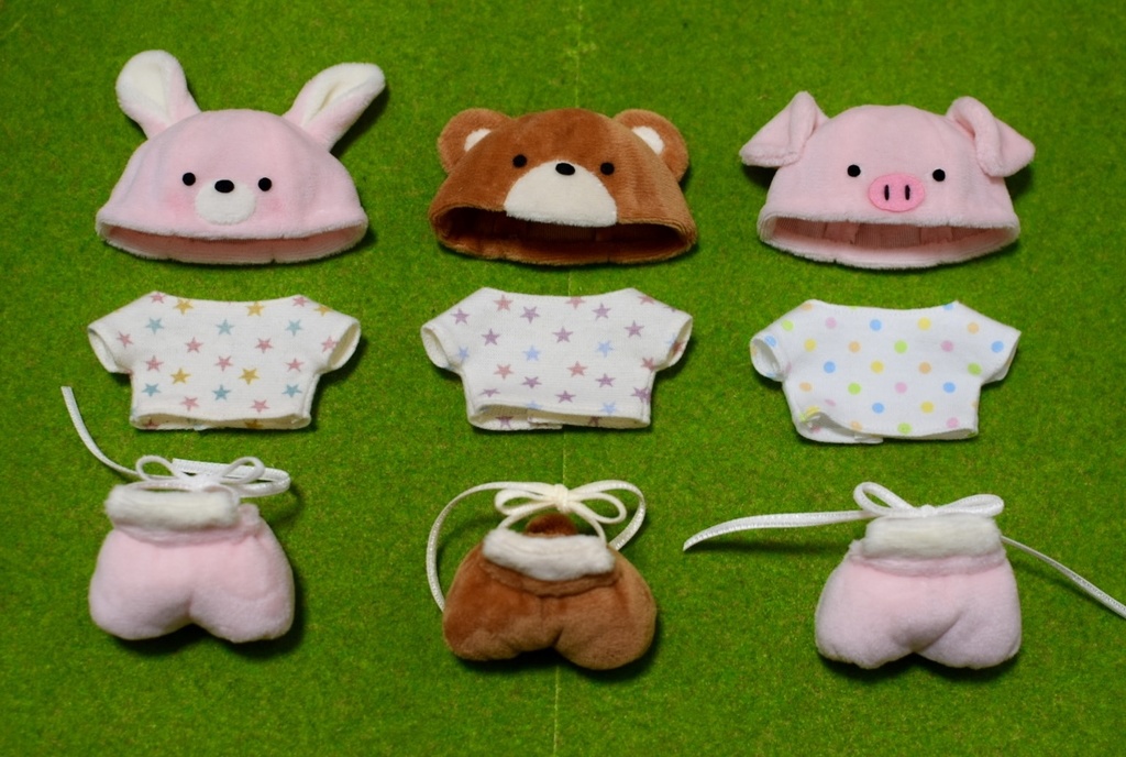 【受注】着ぐるみサロペット 12cmぬいサイズ