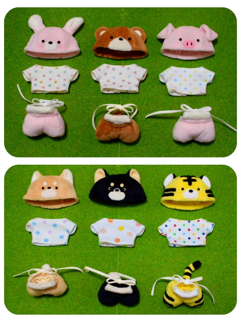 【受注】着ぐるみサロペット　12cmぬいサイズ