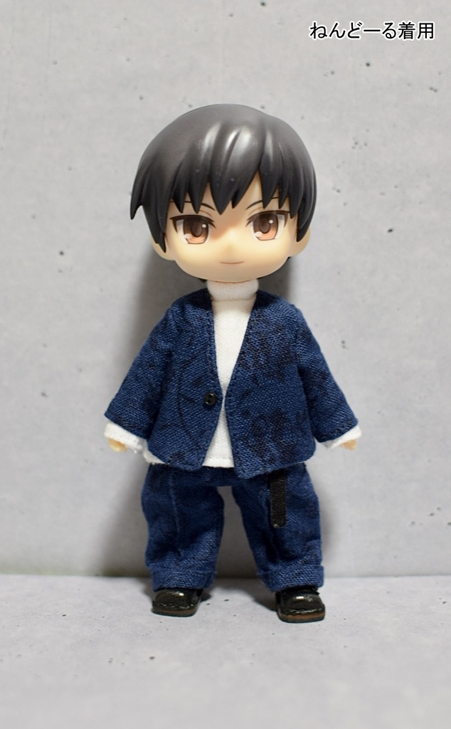 【受注】草花柄リネン ジャケット&パンツ