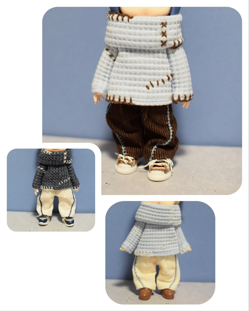 【受注】Sサイズ ハンドステッチ入りコーデュロイパンツ