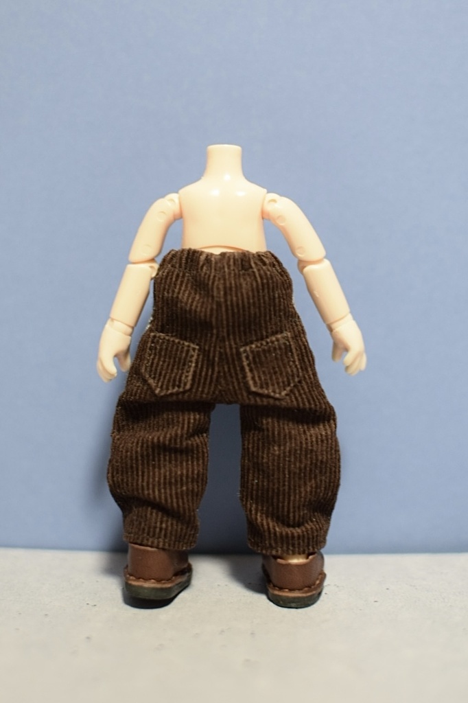 【受注】Lサイズ ハンドステッチ入りコーデュロイパンツ