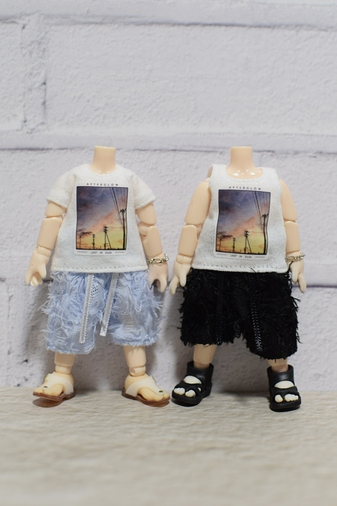 【即納】オビツ11サイズ グラフィックタンクトップ&Tシャツ