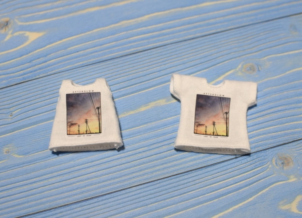  【受注】オビツ11サイズ　グラフィックタンクトップ＆Tシャツ