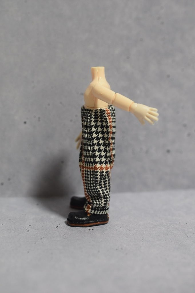 【受注】オビツ11サイズ グレンチェックパンツ