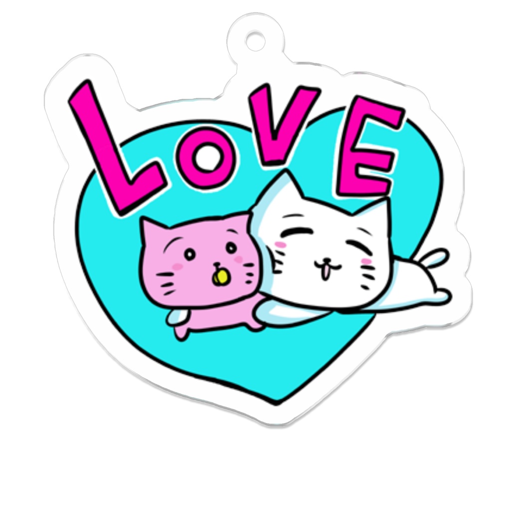 名もなき猫とひまにゃん「LOVE」