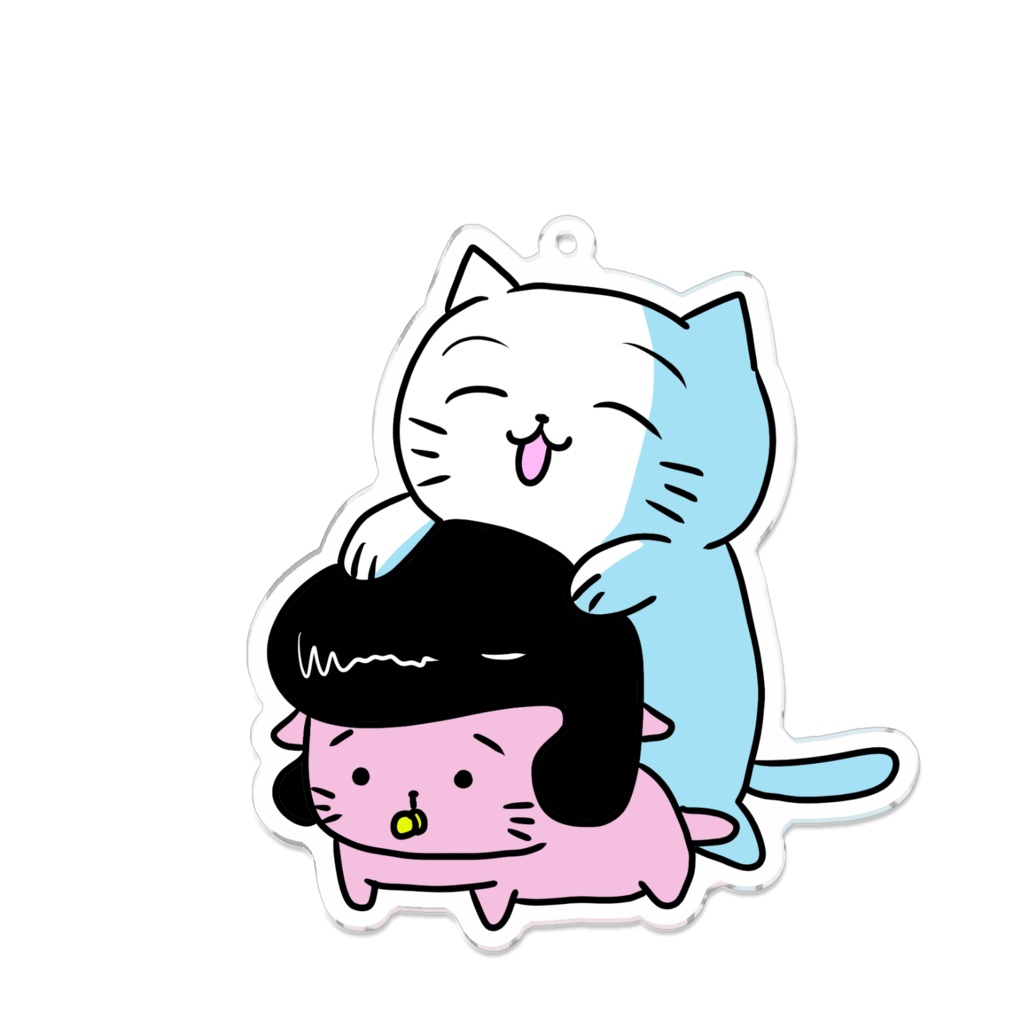 名もなき猫とひまにゃん「ヅラ」