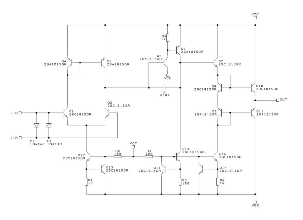 OPM11 オペアンプモジュールキット(基板のみ)