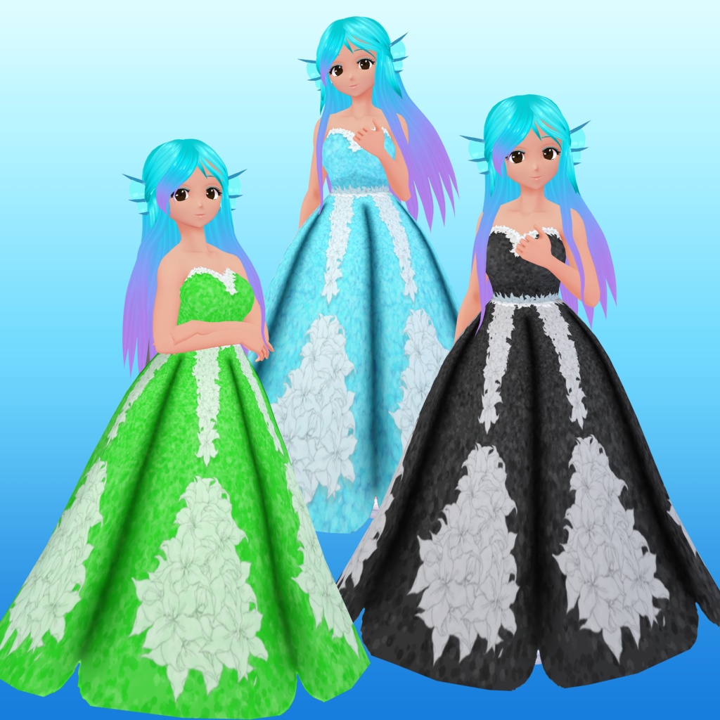 VRoid Dress | Glitter Gowns