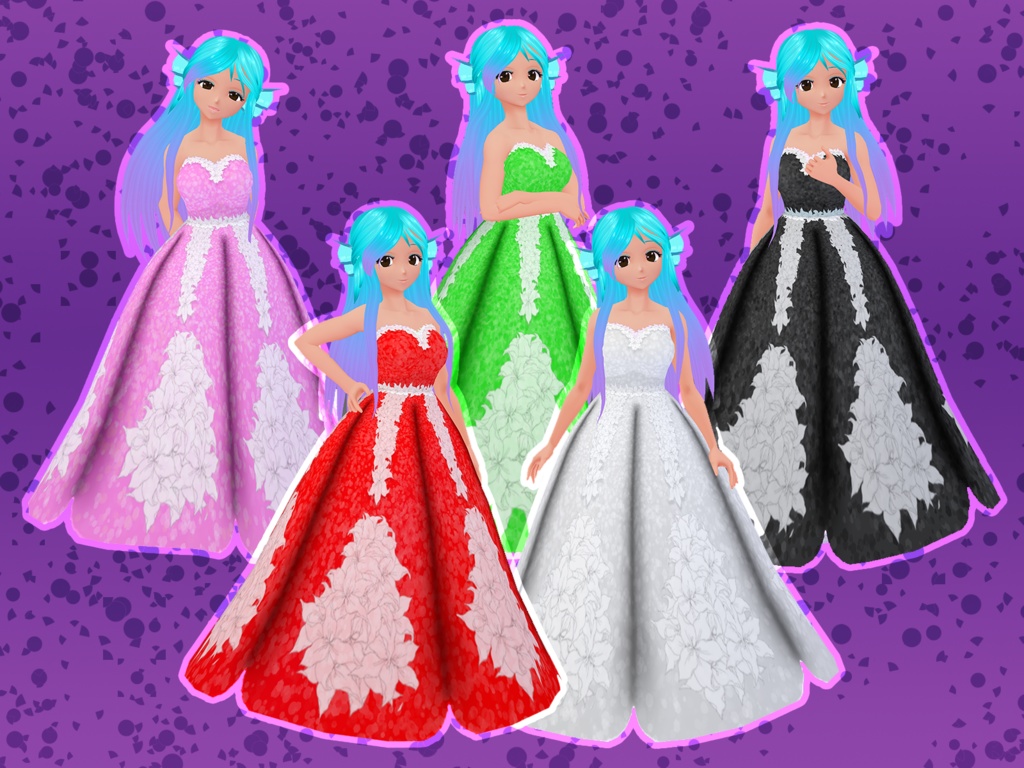 VRoid Dress | Glitter Gowns