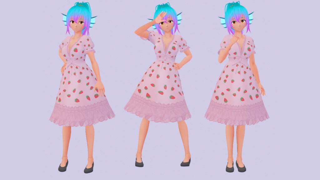 VRoid Dress | Inspired by Strawberry