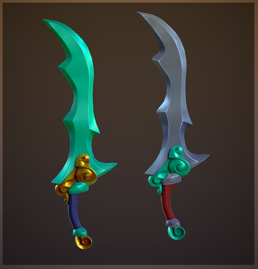 sword Low-poly 3D model