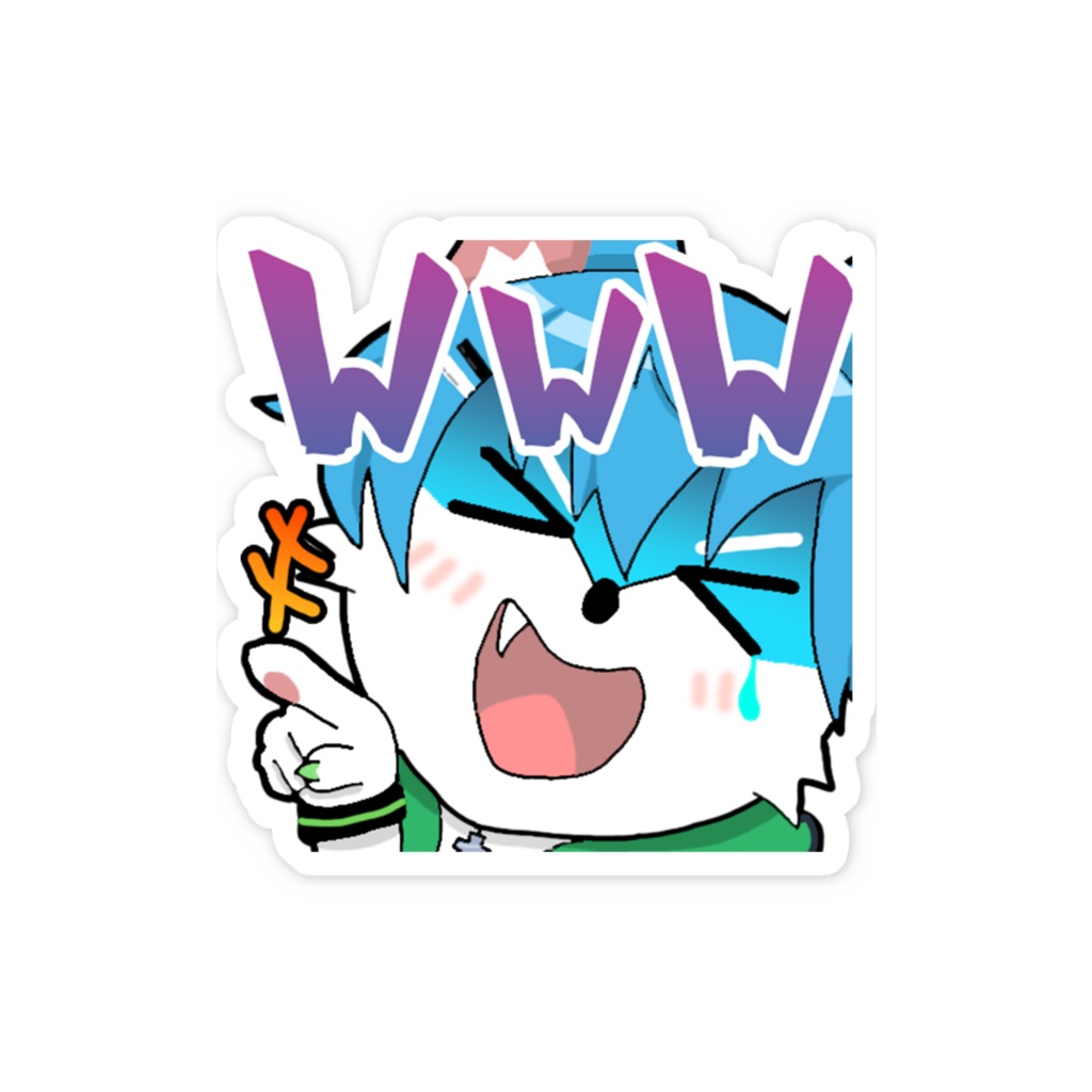 ノマウルフ wwwステッカー