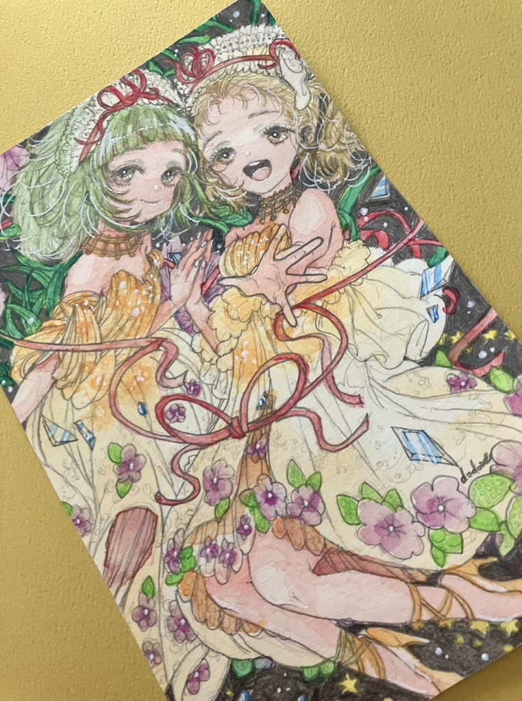 ドローイング作品『舞台の幕開け』