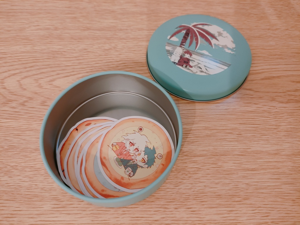 【リニューアル】狛日プリントクッキー缶