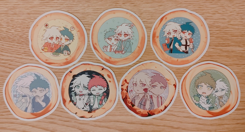 狛日クッキー風シール