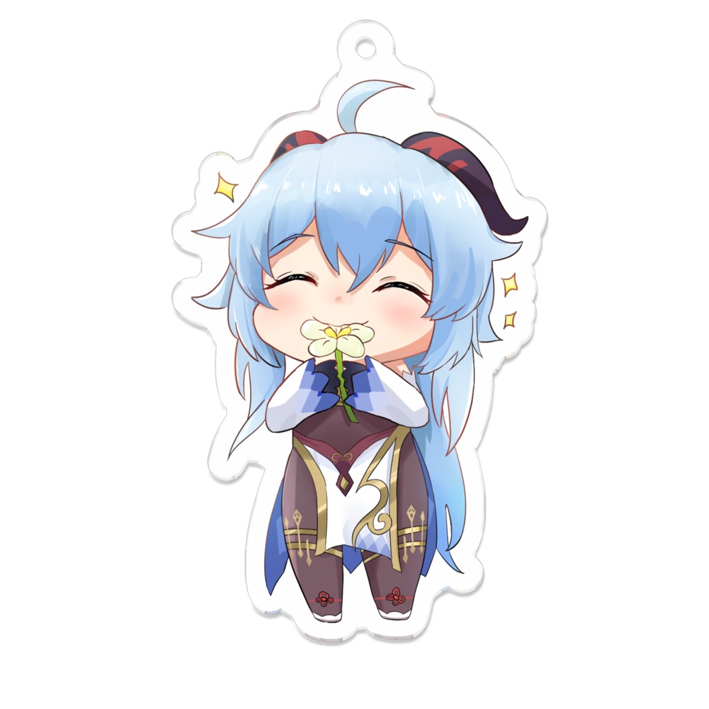 【原神】甘雨 アクリルキーホルダー | Genshin Impact Ganyu Acrylic Keychain