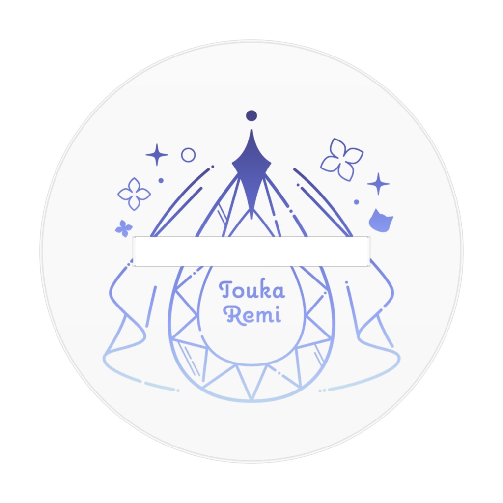 【7cm】透華レミ💎立ち絵アクリルスタンド🧊Remi Touka Acrylic Standee