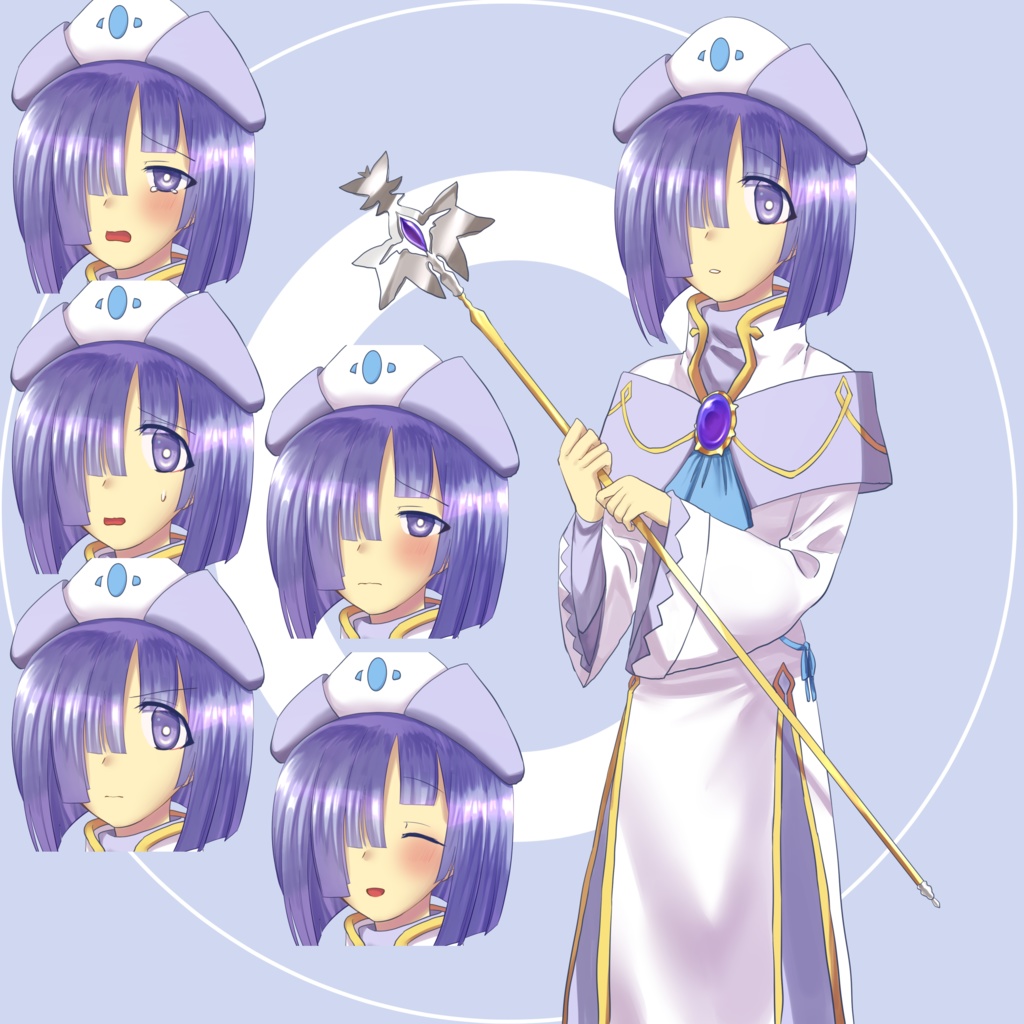 【立ち絵】魔術師の少女