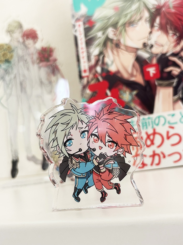 コミック発売祝いアクリルブロック