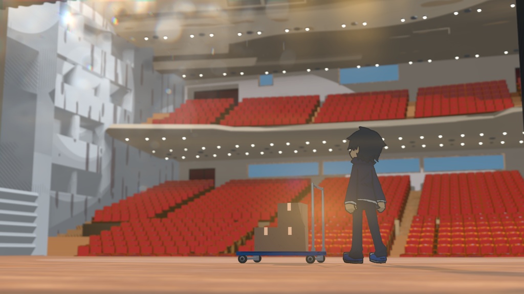 コンサートホール3Dモデル【客席数1200】