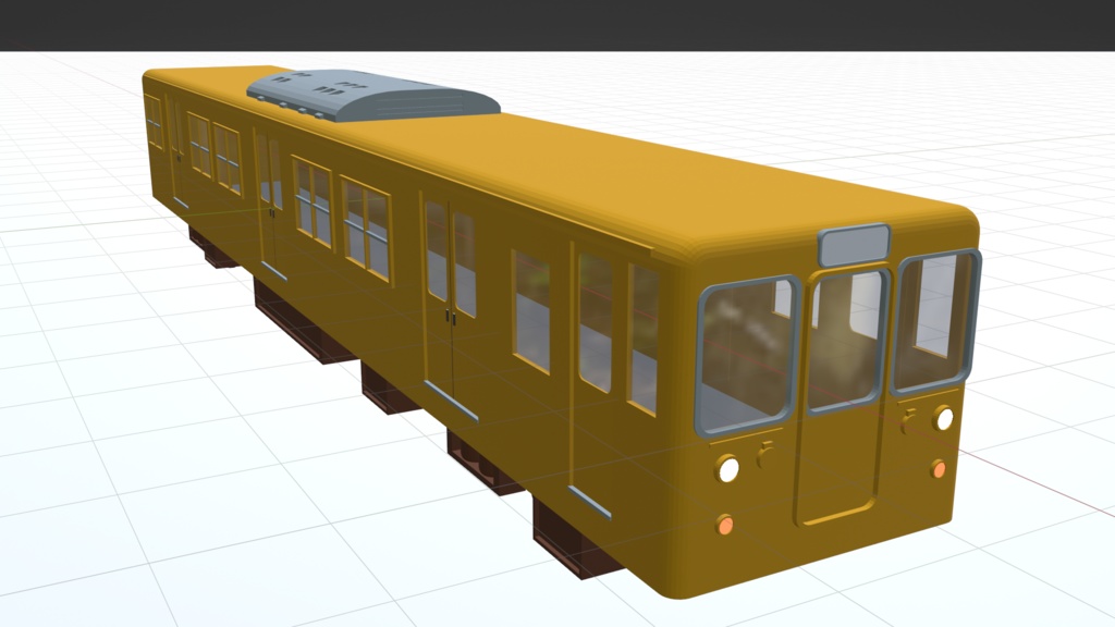 【無料※期間限定】電車(国鉄115系)3Dモデル