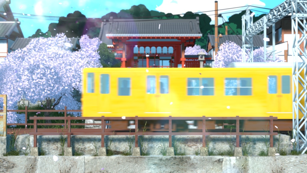 【無料※期間限定】電車(国鉄115系)3Dモデル