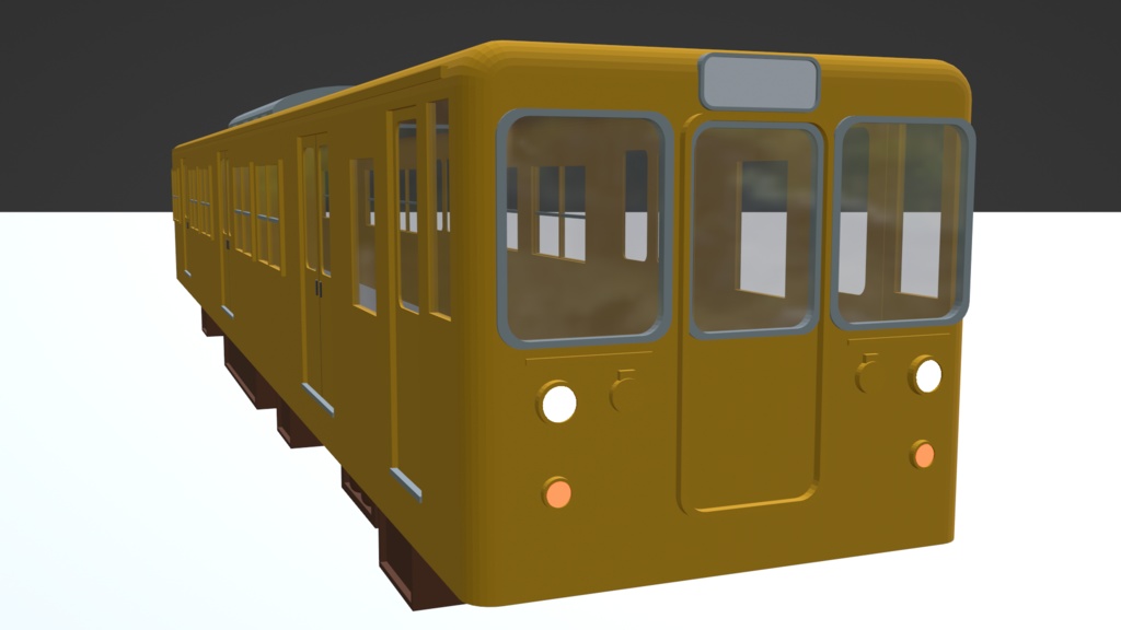 【無料※期間限定】電車(国鉄115系)3Dモデル