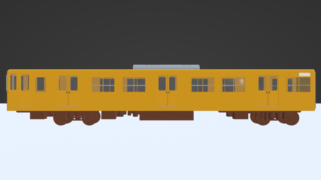 【無料※期間限定】電車(国鉄115系)3Dモデル