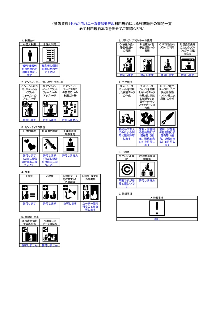 ももかちゃん用 バニー衣装
