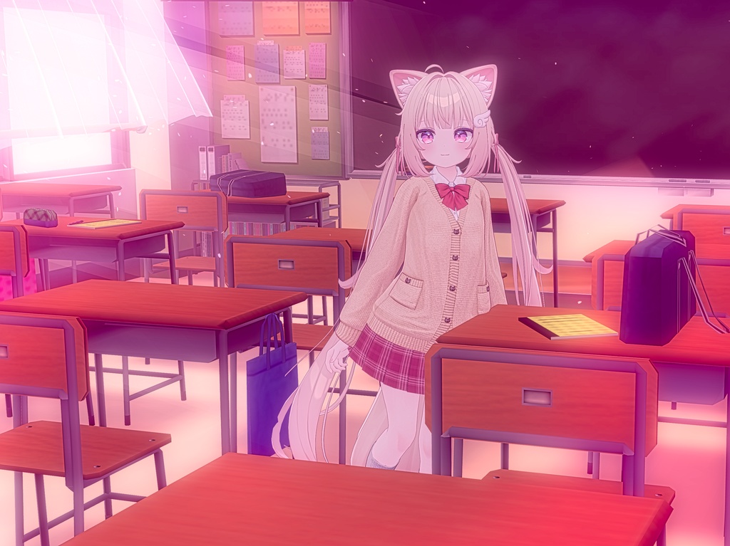 【ライム/シフォン/マヌカ用】もちねこスクールカーディガン