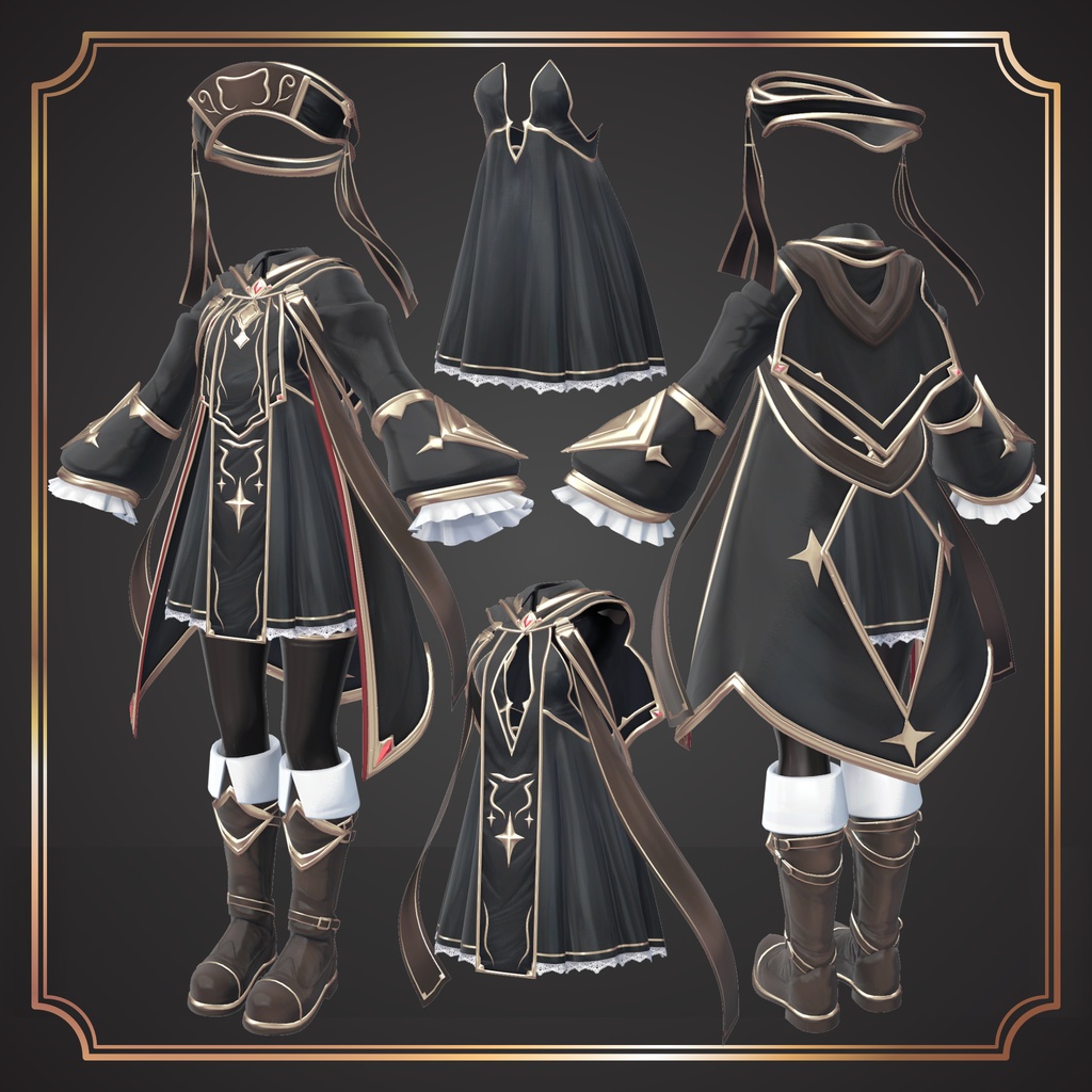 【6アバター対応】PriestessCat