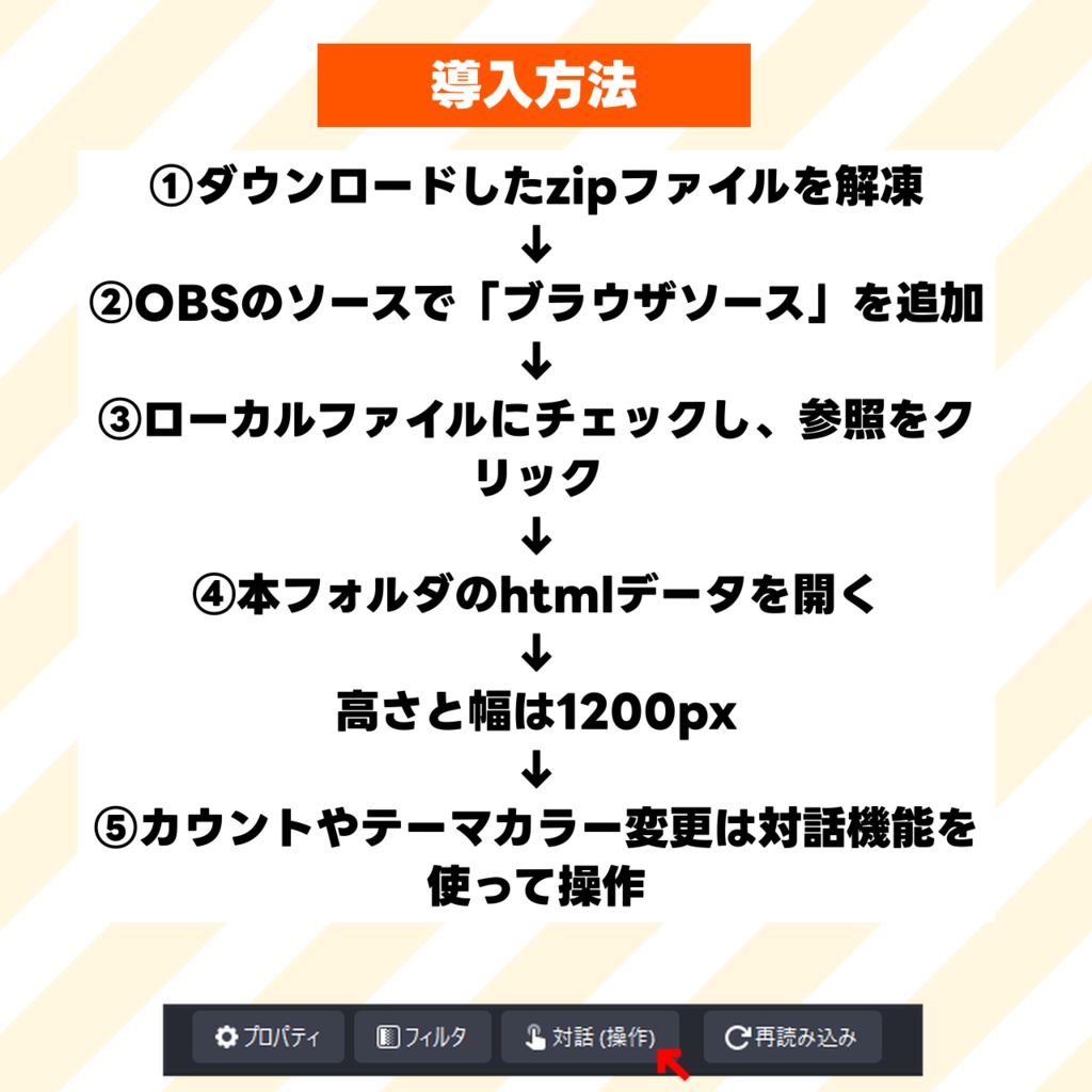 【期間限定無料】ひらがな50音カウンターパネル【OBSオーバーレイ素材】