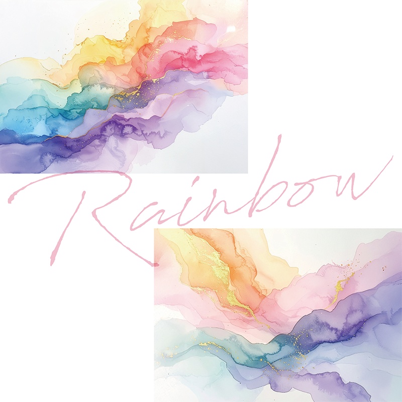 【印刷可】金箔入り水彩テクスチャ