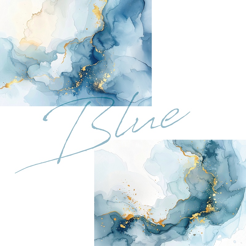【印刷可】金箔入り水彩テクスチャ