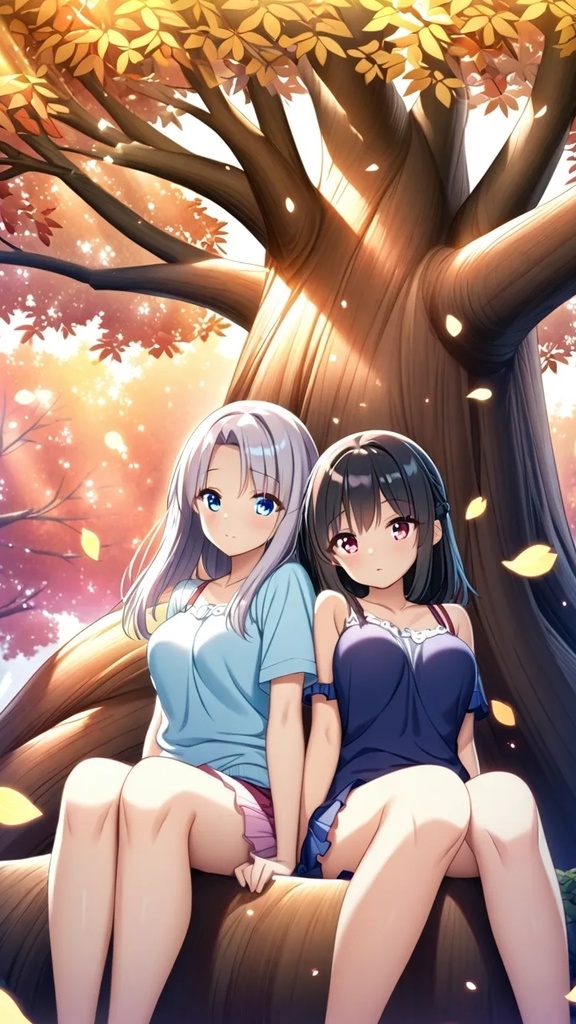 二つの心の自然 - 花の世界のユリ