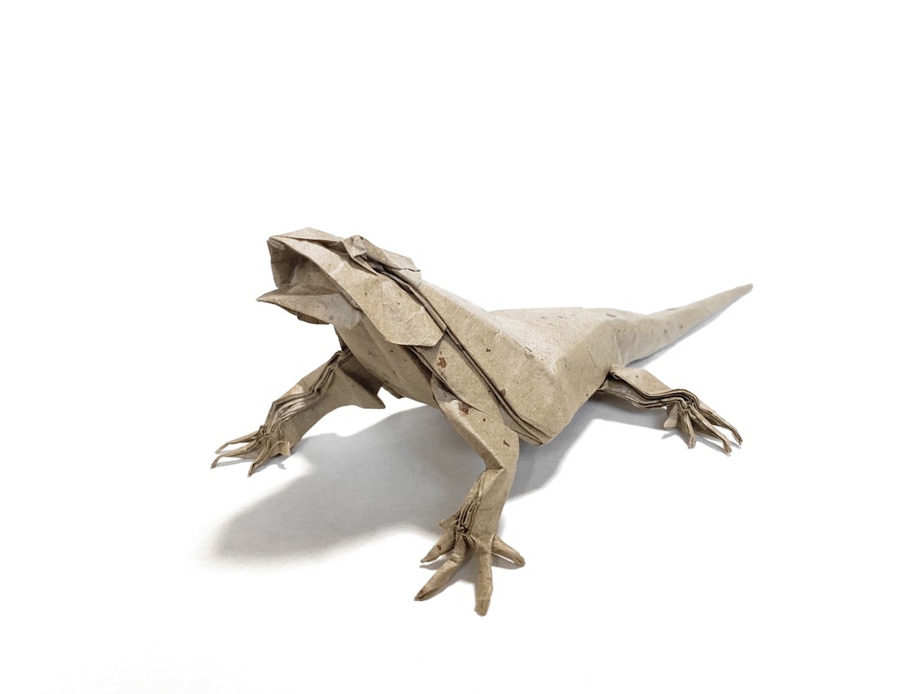 フトアゴヒゲトカゲの展開図 / Central bearded dragon CP