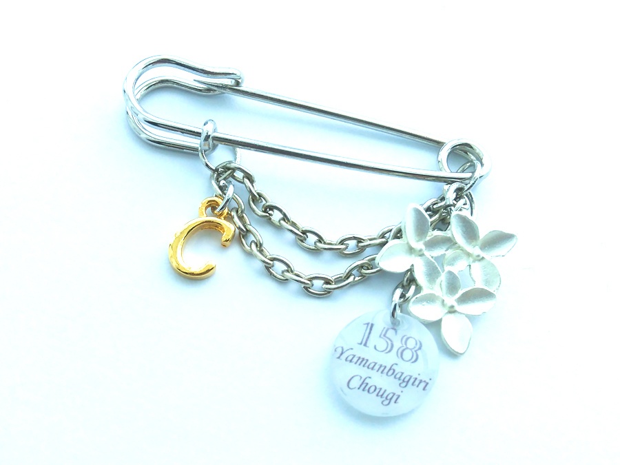 【刀剣乱舞】山姥切長義イメージ　銀木犀ブローチ