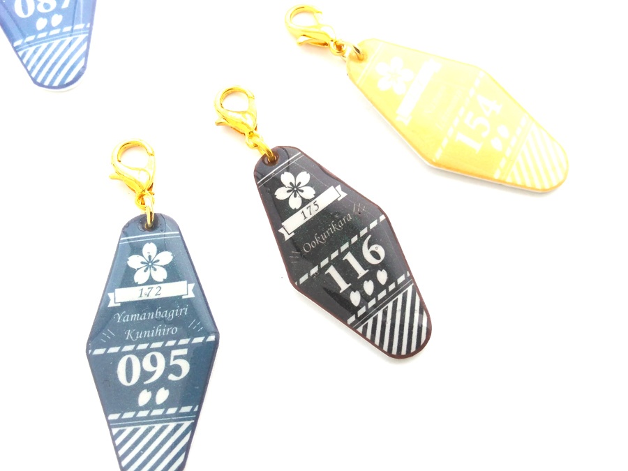 【刀剣乱舞】モーテルキー風チャーム3