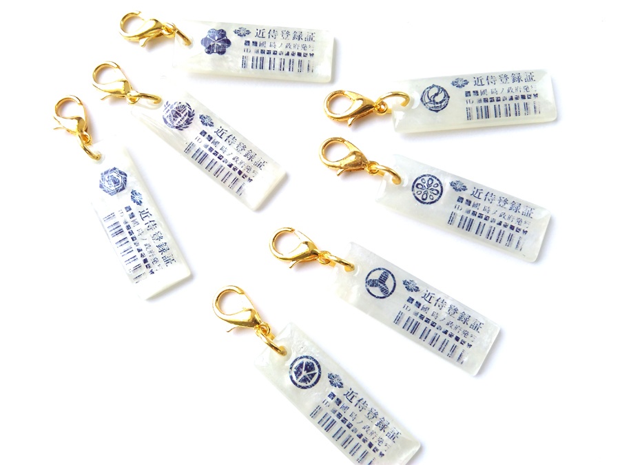 【刀剣乱舞】近侍登録証イメージ　ミニチャーム４