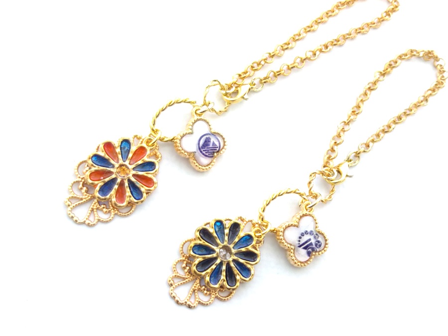 【刀剣乱舞】伯仲　ステンドグラス風バッグチャーム