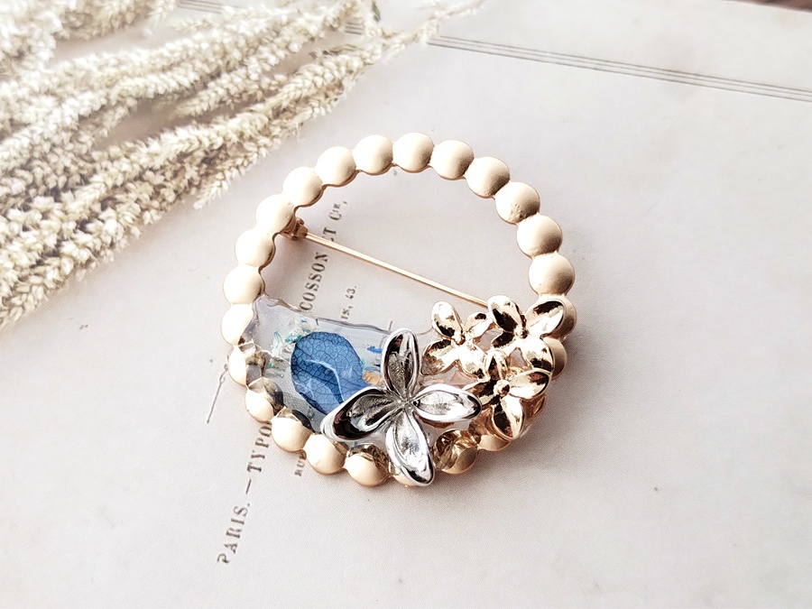 【刀剣乱舞】伯仲コンビイメージ　金木犀銀木犀ブローチ