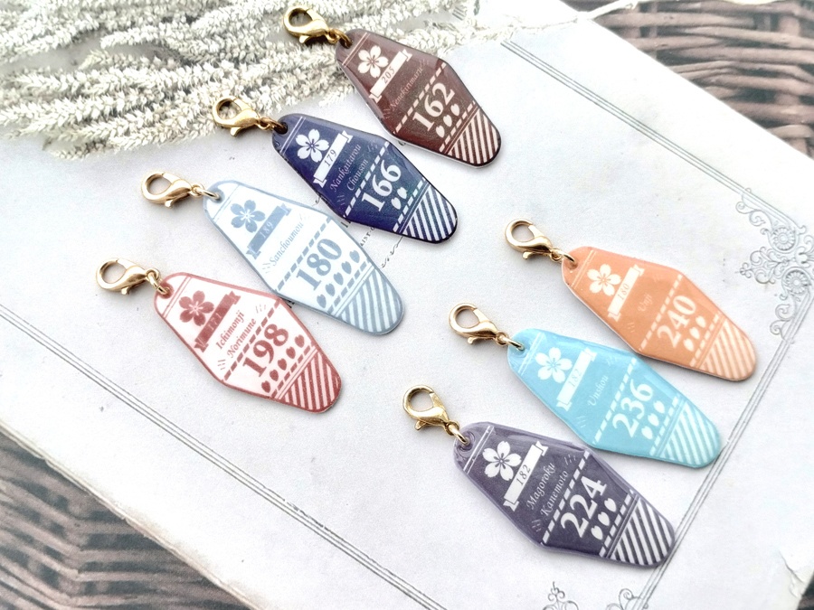 【刀剣乱舞】モーテルキー風チャーム　162～224