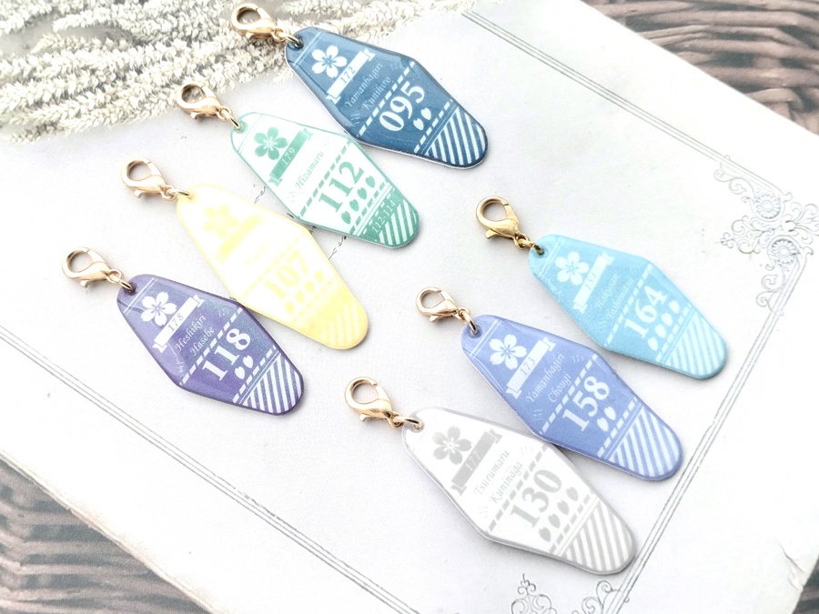 【刀剣乱舞】モーテルキー風チャーム　095～164