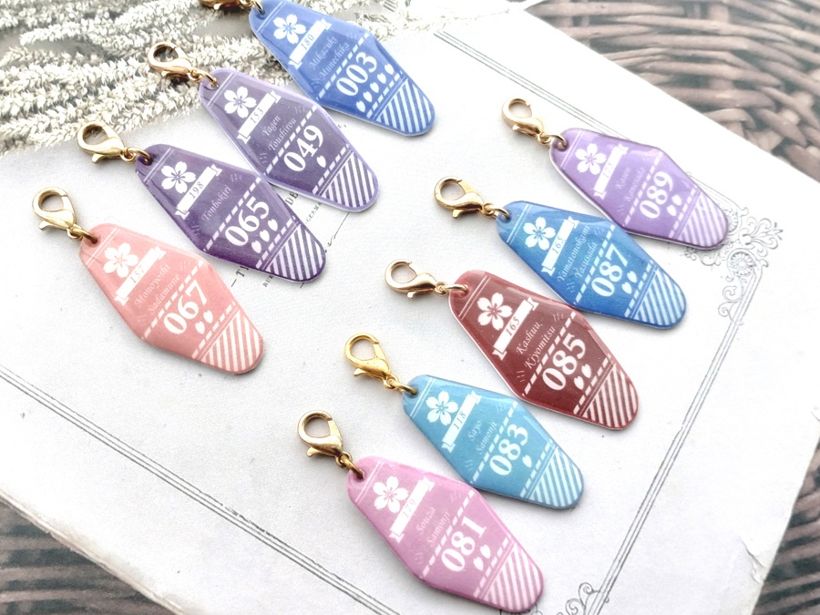 【刀剣乱舞】モーテルキー風チャーム　003～089