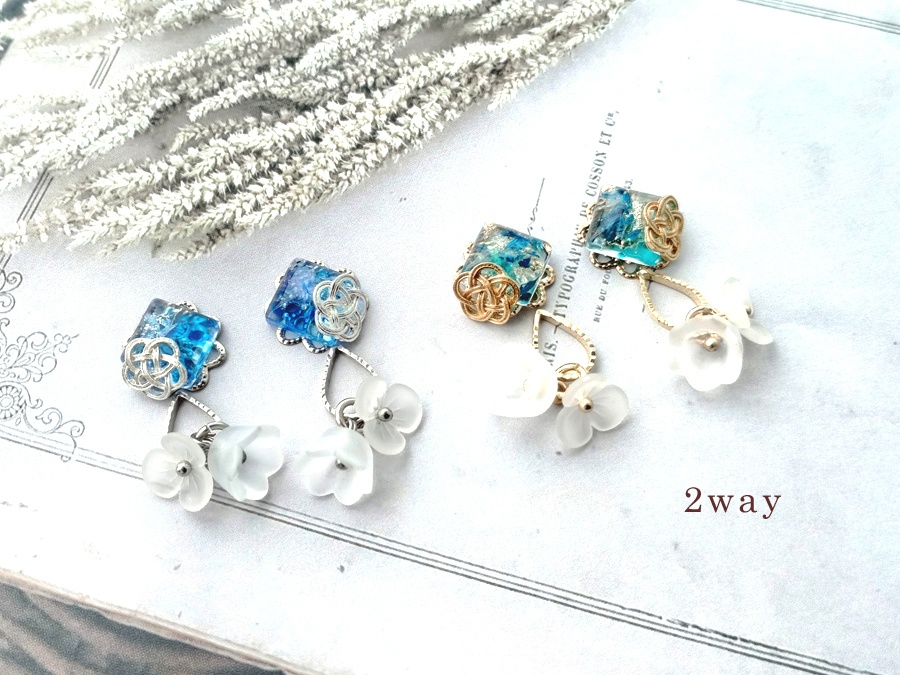 【刀剣乱舞】伯仲コンビイメージ　2wayピアス　イヤリング