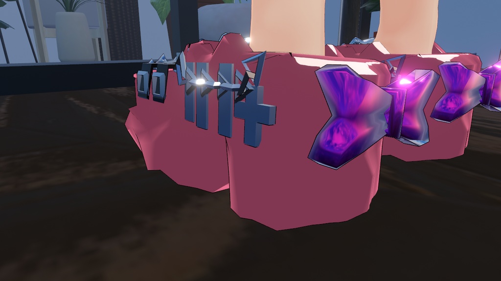 「VRChat想定」ゴツ病み地雷系シューズ【地雷原】-jiraigen- ★MA/liltoon対応★