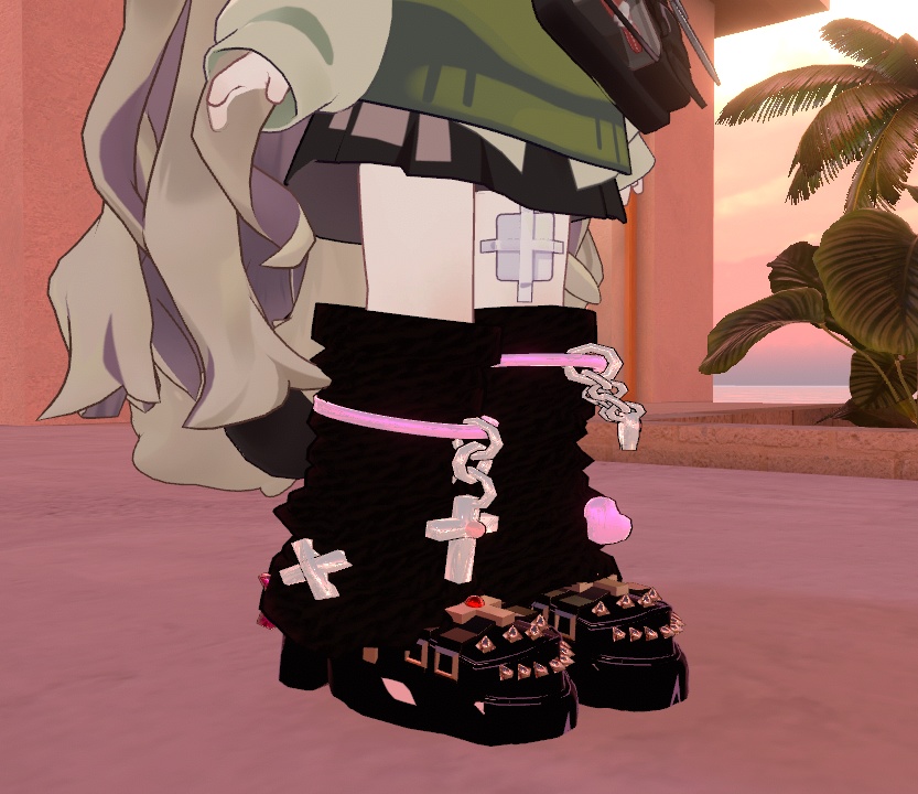 「VRChat用」病みデコニーソックス【まめふれんず対応】MA/liltoon対応