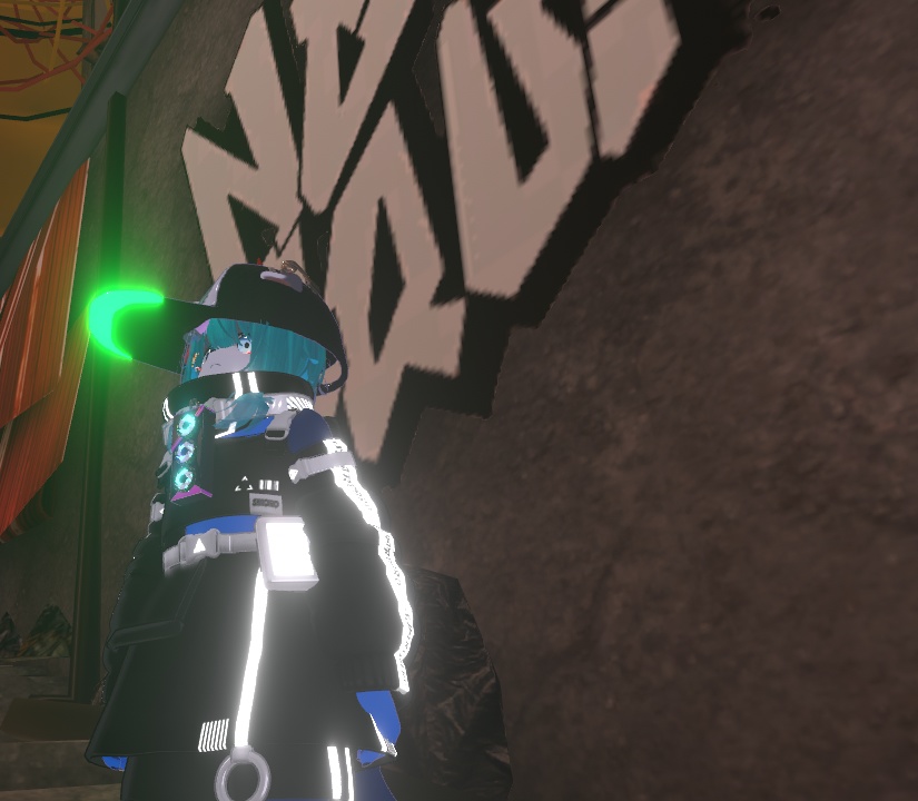 VRChat用複数アバター汎用★光るサイバーキャップ(3種同梱)★MA/liltoon対応